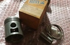 Pistone completo di spinotto e fasce Garelli 70cc epoca diam. 45.2  marca Vertex