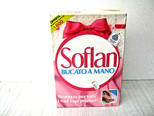 DETERSIVO SOFLAN PALMOLIVE VINTAGE CONFEZIONE APERTA 420 GR. NO FUSTINO ANNI 80