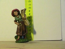 Statuina per Presepe in Terracotta rovello/porro/salpa/nf ? serie  cm vedi foto