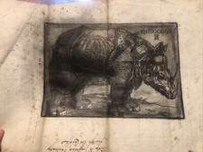 Antico Manoscritto Del 1500