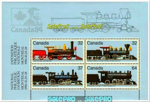 Canada 1984 treno locomotiva - treno,