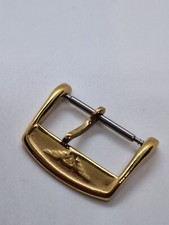 Aftermarket Gold Oro 20 MM FIBBIA OROLOGIO BUCKLE LONGINES ACCIAIO INOX  