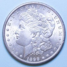 AMERICA MORGAN DOLLAR 1899 O FDC ARGENTO SILVER COIN USA NUMISMATICA UNC