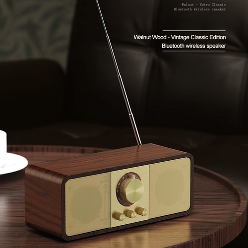 Vintage wooden wireless - vintage,