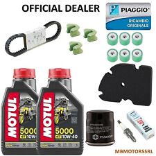 KIT TAGLIANDO PIAGGIO VESPA GTS 250 OLIO MOTUL 10W40 CINGHIA FILTRI CANDELA