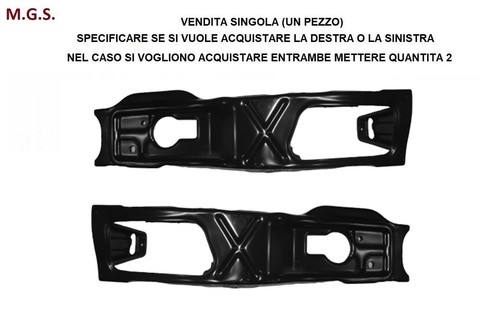 Staffa paraurti sinistra o - staffa,