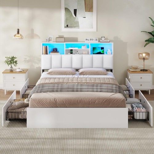 Letto 140x190 con 4 - letto, cm