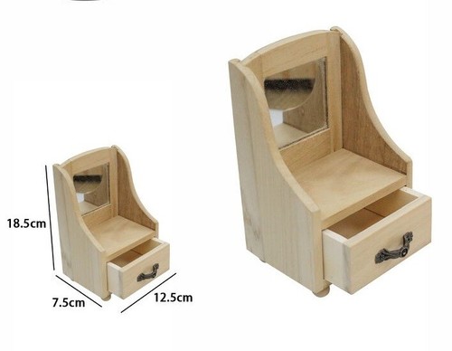 Mini cassettiera legno - x,