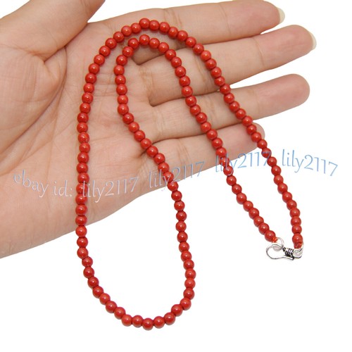 Collana perle tonde pietre