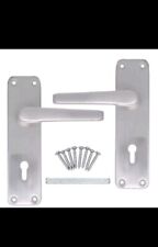 16 X 22901 Maniglie per porte serratura a leva (coppia) inc mandrino e viti finitura SAA NUOVE