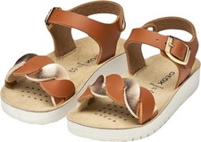 Sandalo Geox J marrone e oro