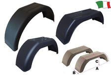 Coppia Parafanghi per ruota carrello rimorchio in ABS per ruote 8" 10'' 13" 14"