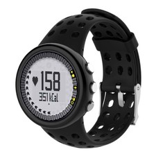 Bracciale Smartwatch Uomo Gomma Silicone Nero per Suunto M1 M2 M4 M5