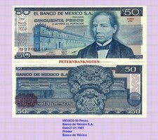 Messico Messico 50 Pesos 1981