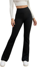 Pantaloni Donna Vita Alta Neri