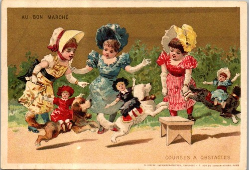 Chromos bon marche voir - au,