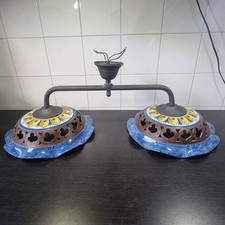 Coppia lampadario ceramica - lampadario,