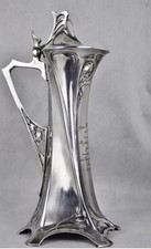 Decanter Per Vino WMF Geinslinger Anno 1905 Art Nouveau