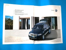 RITAGLIO DI GIORNALE PUBBLICITA' VOLKSWAGEN TUAREG AUTO DA COLLEZIONE - (141)