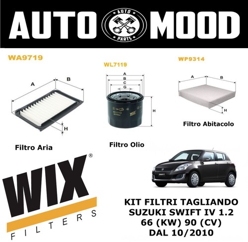 Kit filtri tagliando - filtri, suzuki