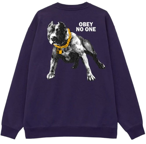 Felpa obey one plum - obey,