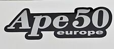ADESIVI SCRITTA APE 50 EUROPE
