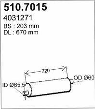 MARMITTA CENTRALE SILENZIATORE