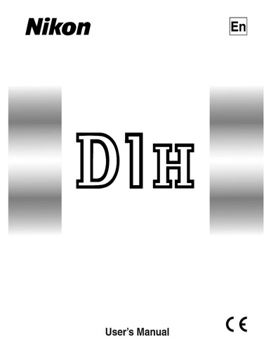 Nikon d1h manuale - nikon, di