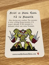 MUNCHKIN FU Made in Hong Kong