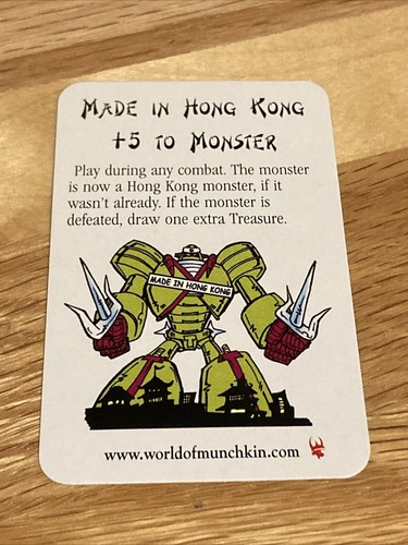 Munchkin made hong - fu,