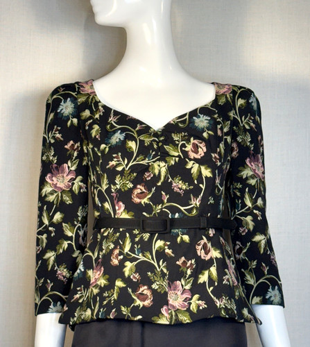 Camicetta sartoriale jacquard