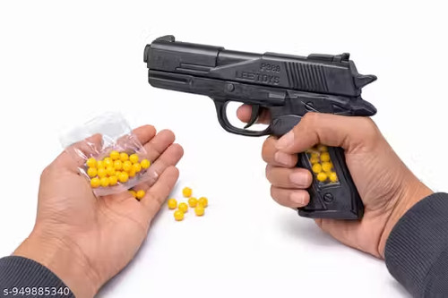 Pistola sfera plastica - a,