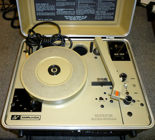 Ampli vox giradischi - ampli-vox, av-rp