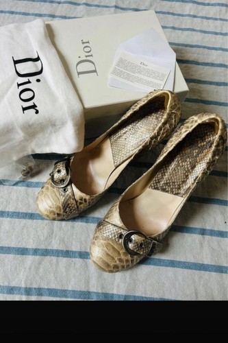 Dior pitone corte tacchi