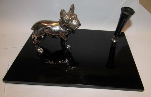 Antico calamaio con cane - calamaio,