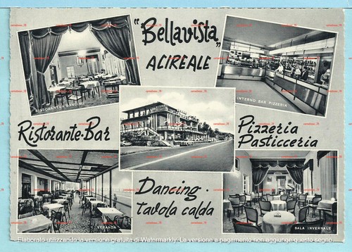 Cartolina pubblicitaria bar - pubblicitaria,