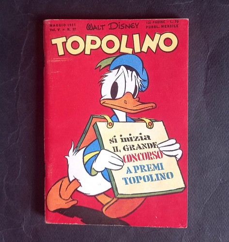 Topolino libretto del 1951 - topolino,