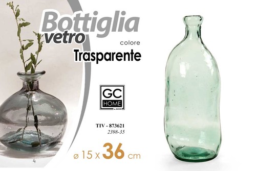 Bottiglia fiori vaso vetro - fiori,