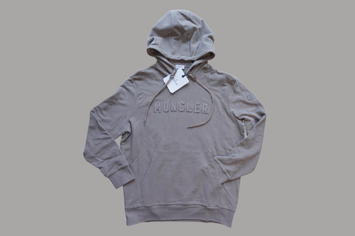 Moncler hoodie taupe - moncler,