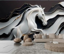 Carta da parati 3D cavallo