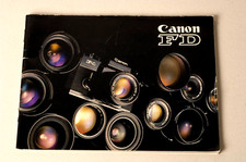 Canon Ottiche FD (Edizione 1979) Opuscolo Italiano (Originale)