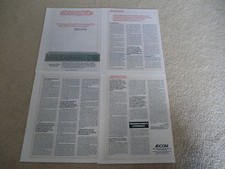Recensione preamplificatore Adcom GFP-555, 4 pgs, 1987, test completo