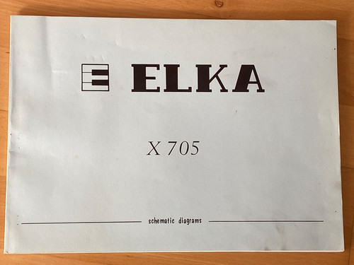 Elka x705 service manual - elka,