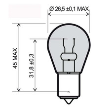 Lampada 12v 21w - lampada,