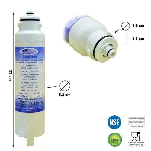 Filtro acqua per - filtro, frigorifero