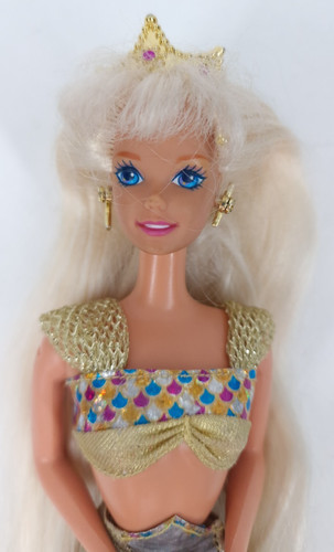 Jewel hair mermaid barbie - mermaid,