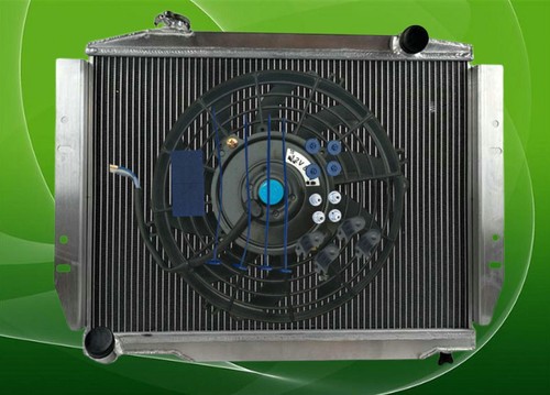 Aluminum radiator fan for jeep - radiator+fan,