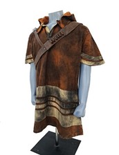 Poncho Cal Kestis ispirato allo Jedi, ordine caduto con cintura in pelle incrociata