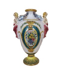 Antico vaso italiano Faience