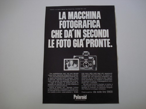 Advertising pubblicità 1969 - advertising,